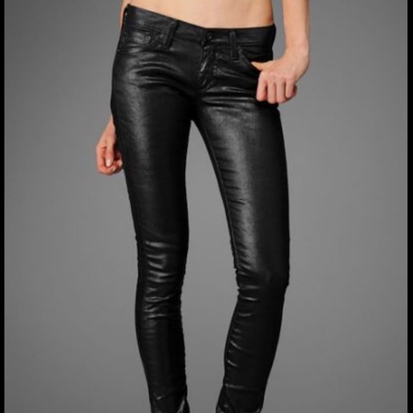 ag leather jeans
